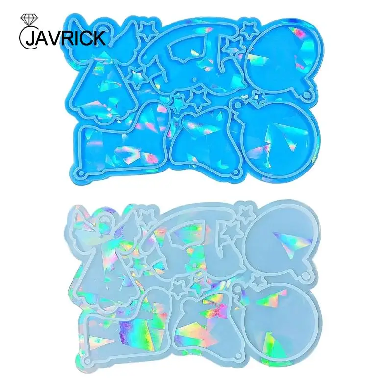 

Christmas Angel Socks Light Keychain Silicone Molds for Valentines Gift