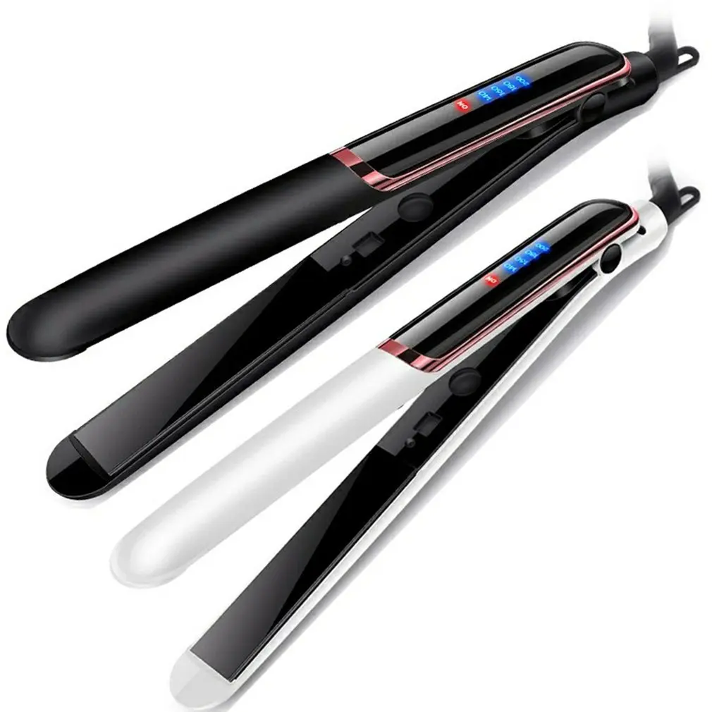 

Negative Ion Hair Straightener Ceramic Hair Flat Iron 2 In 1 Fast Straight Curling Iron Professional Hair Straightener Curl Iron