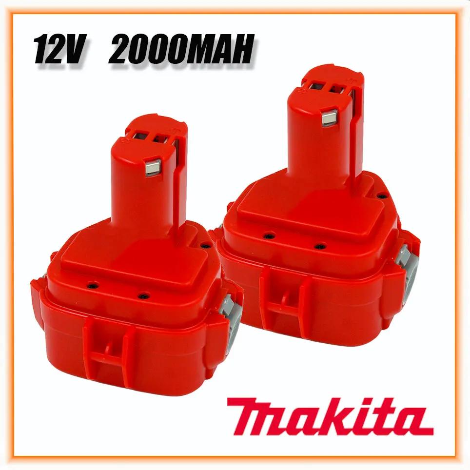 

12V Makita 2000mAh Replacement Battery 2.0Ah Ni CD Rechargeable batteries Power Tools Bateria PA12 1220 1222 1235 1233S 6271D