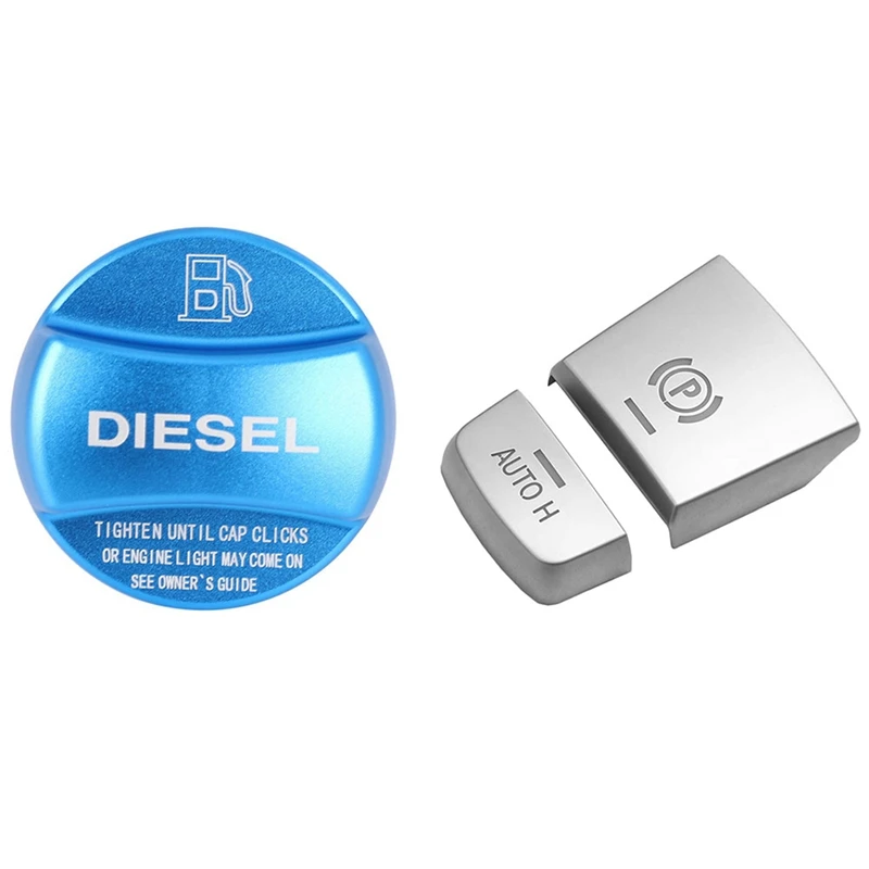 

Aluminum Alloy Fuel Tank Cap Cover For Bmw X1 X2 X3 X4 X5 X6 & ABS Chrome Electronic Hand Brake P Button Cover