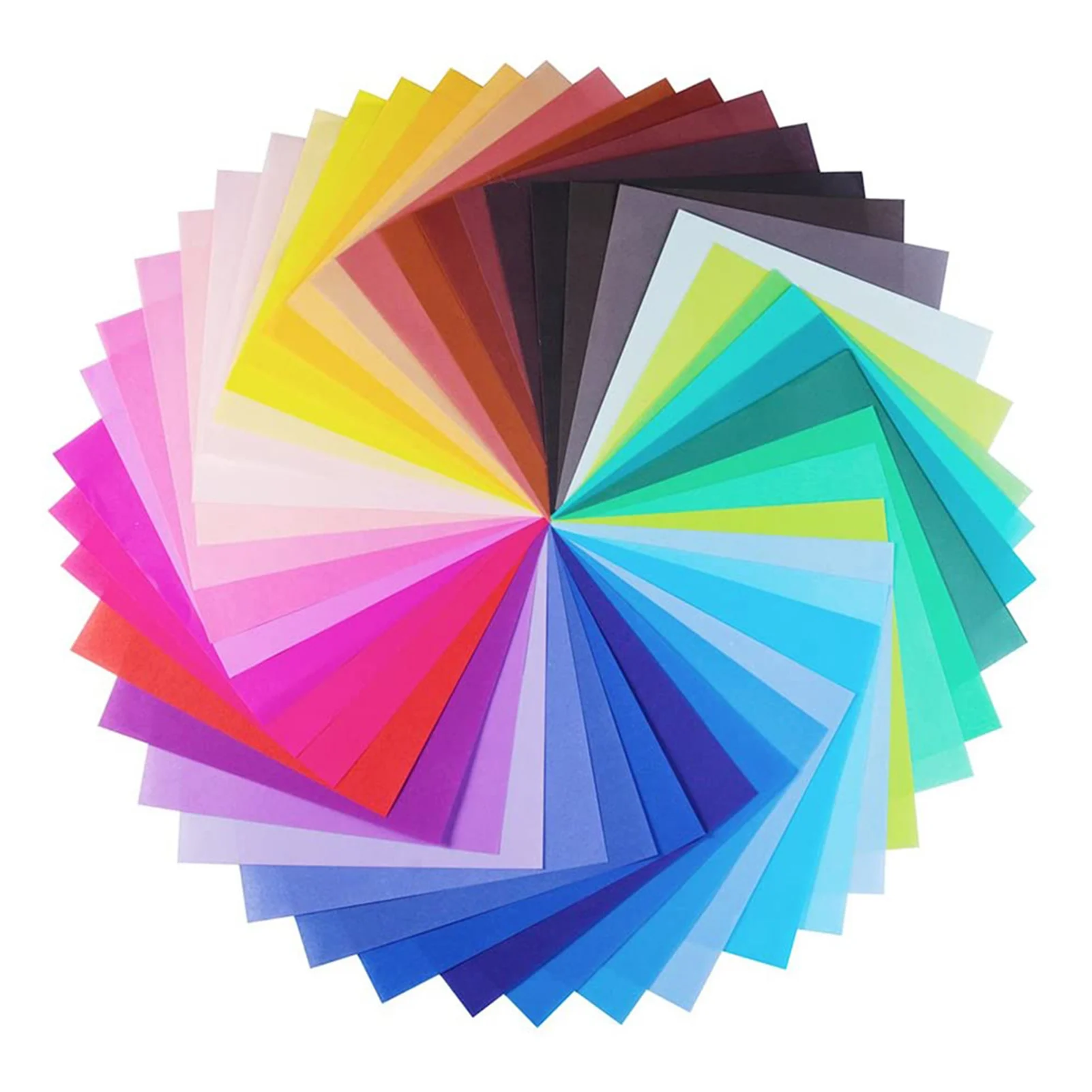 

100 Sheets Colorful Origami Paper Safe to Use Pure Wood Pulp Paper Suitable for School Teaching Use EIG88