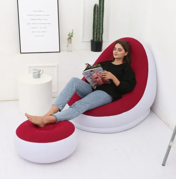 2 шт. в 1 комплекте надувной диван водонепроницаемый из ПВХ для обеденного