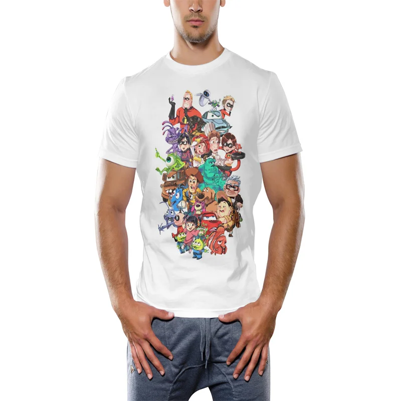 

All Seasons Disney Short Sleeves Disney 3D Printed T-Shirts Toy Story light Year Buzz Summer Tops Fashion Clothes