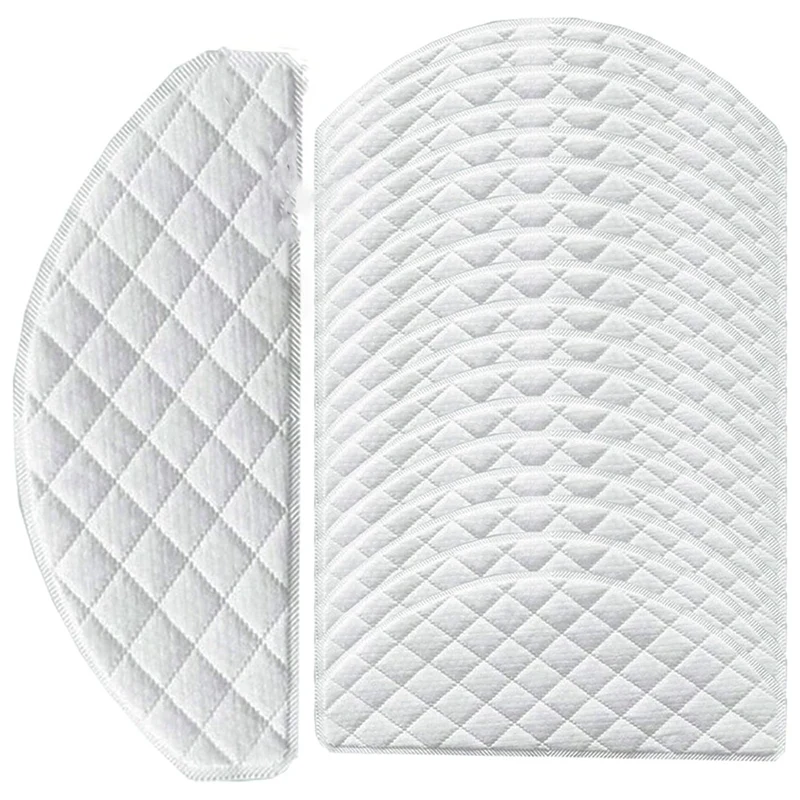 

50 Pcs Disposable Wipes For Ecovacs Deebot Ozmo T8 T8+ T8 AIVI T8 Max T9 T9+ N8 N8+ N8 Pro N8 Pro+ Vacuum Cleaner Parts