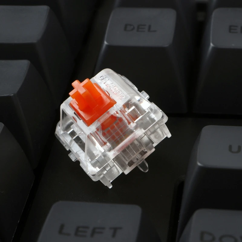

2 Pieces Healios-63.5G-Linear Silent Orange Switch Handfelt 5Pins Custom Mechanical Keyboard
