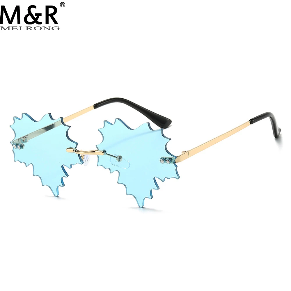 Новинка 2024 Женская безрамочная Солнцезащитная оправа с персонализированными