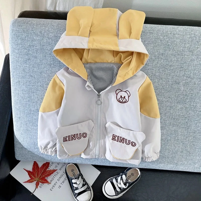 

Весенне-Осенняя детская одежда; Куртка для мальчиков; Детская ветровка на молнии с капюшоном; Модное пальто с принтом для малышей; Толстовки...