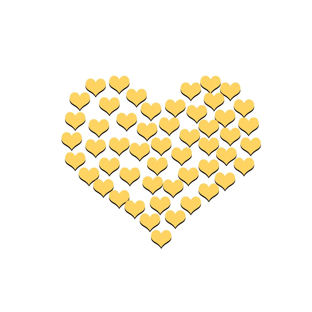 

100pcs 2cm Small Heart Sticker Wedding Decor Acrylic Mirror Sticker Kid Room DIY Accessory Party Guest Gifts Nursery Home Decor