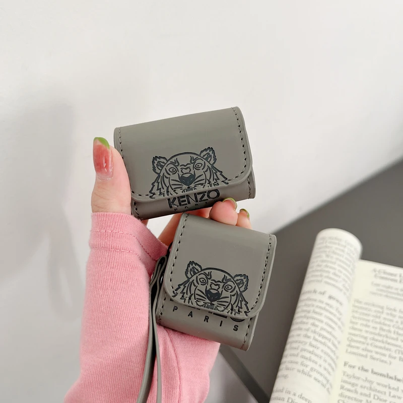 

Кожаный Чехол Tiger для Apple Airpods 2 3 поколения 2021, чехол для AirPods Pro, защитный чехол для наушников AirPod 2-го 3-го поколения