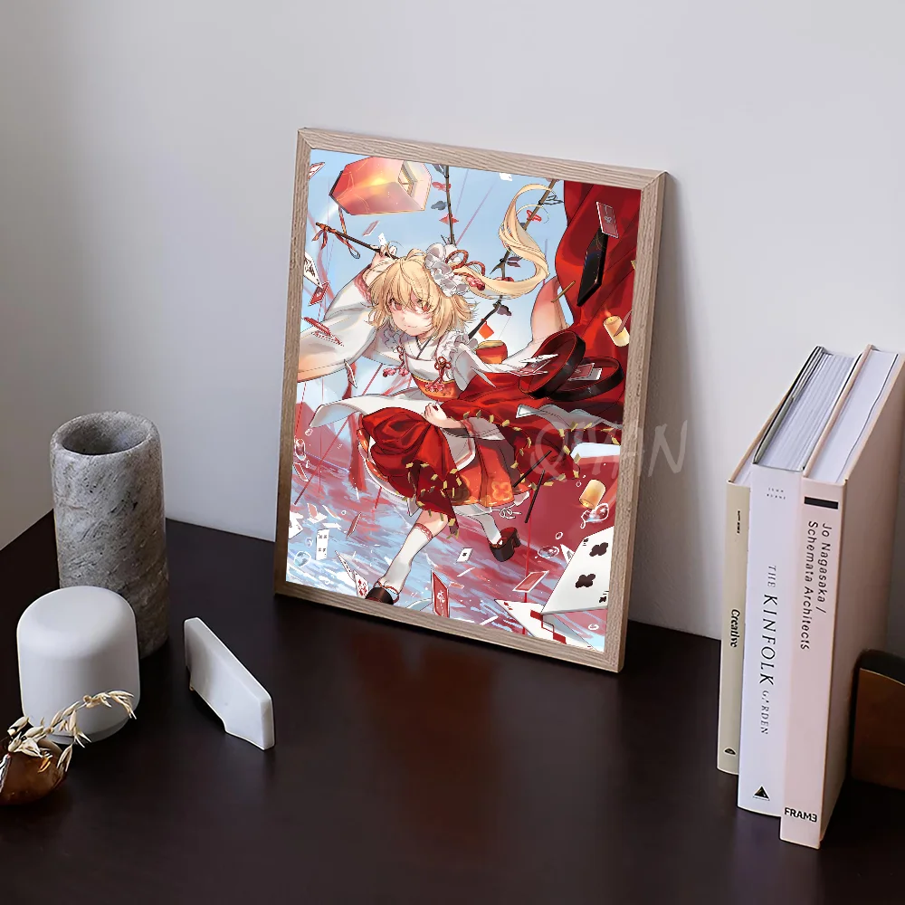 Flandre Scarlet Touhou Project Series плакат наклейки художественные настенные фрески Декор