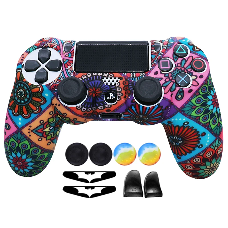 Мягкий силиконовый чехол для контроллера PS4 Dual shok 4 аксессуары геймпада джойстика