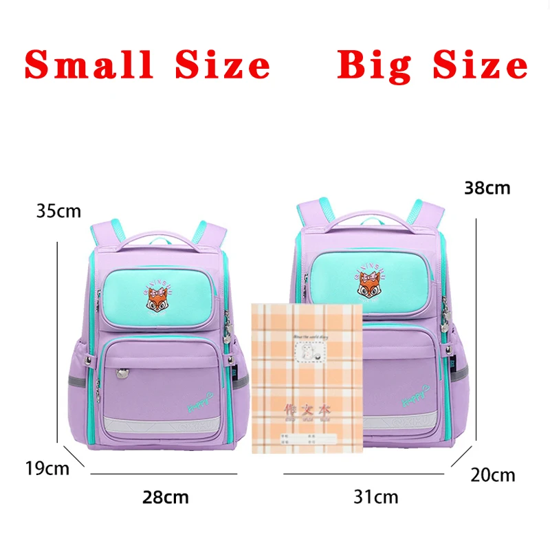 2022 Children's Backpack For Girls Boys Kids Knapsack School Bags Waterproof Orthopedic School Backpack 3 Grade mochila infantil