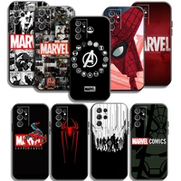 marvel spiderman phone cases for samsung galaxy s22 plus s20 s20 fe s20 lite s20 ultra s21 s21 fe ultra funda coque back cover
