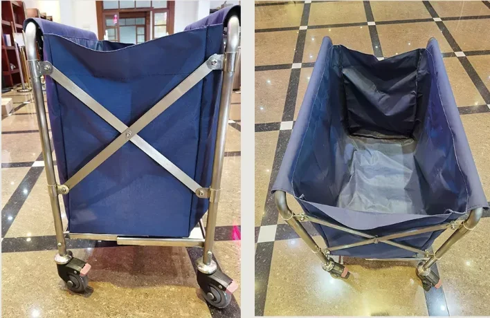 Тележка для стирки в отеле чистая складная тележка белья больничные тележки и