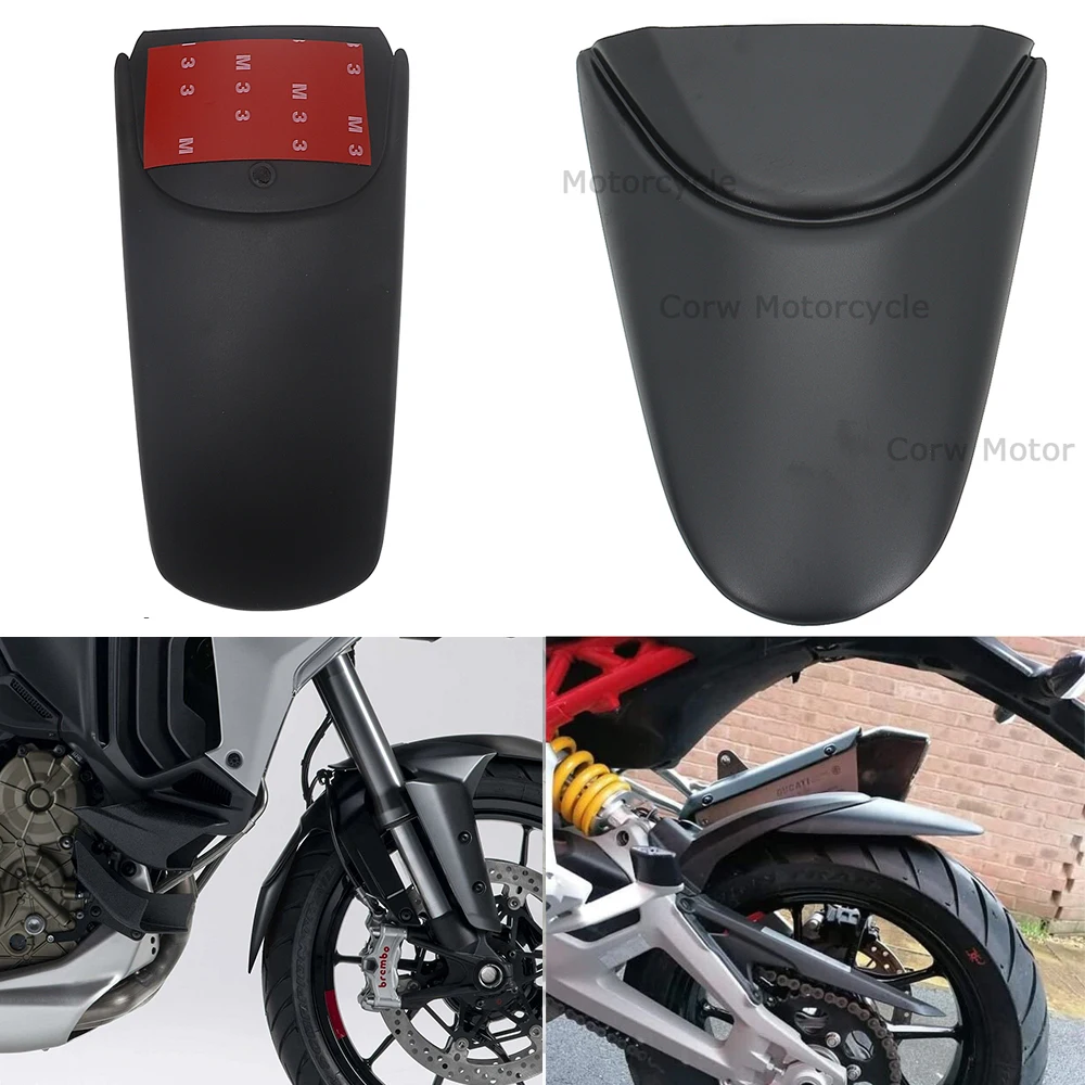 

New Motorcycle Rear Front Fender Mudguard Adventure Fender Forward Splash Guard FOR Ducati Multistrada V4 S Pikes Peak 2021 2022