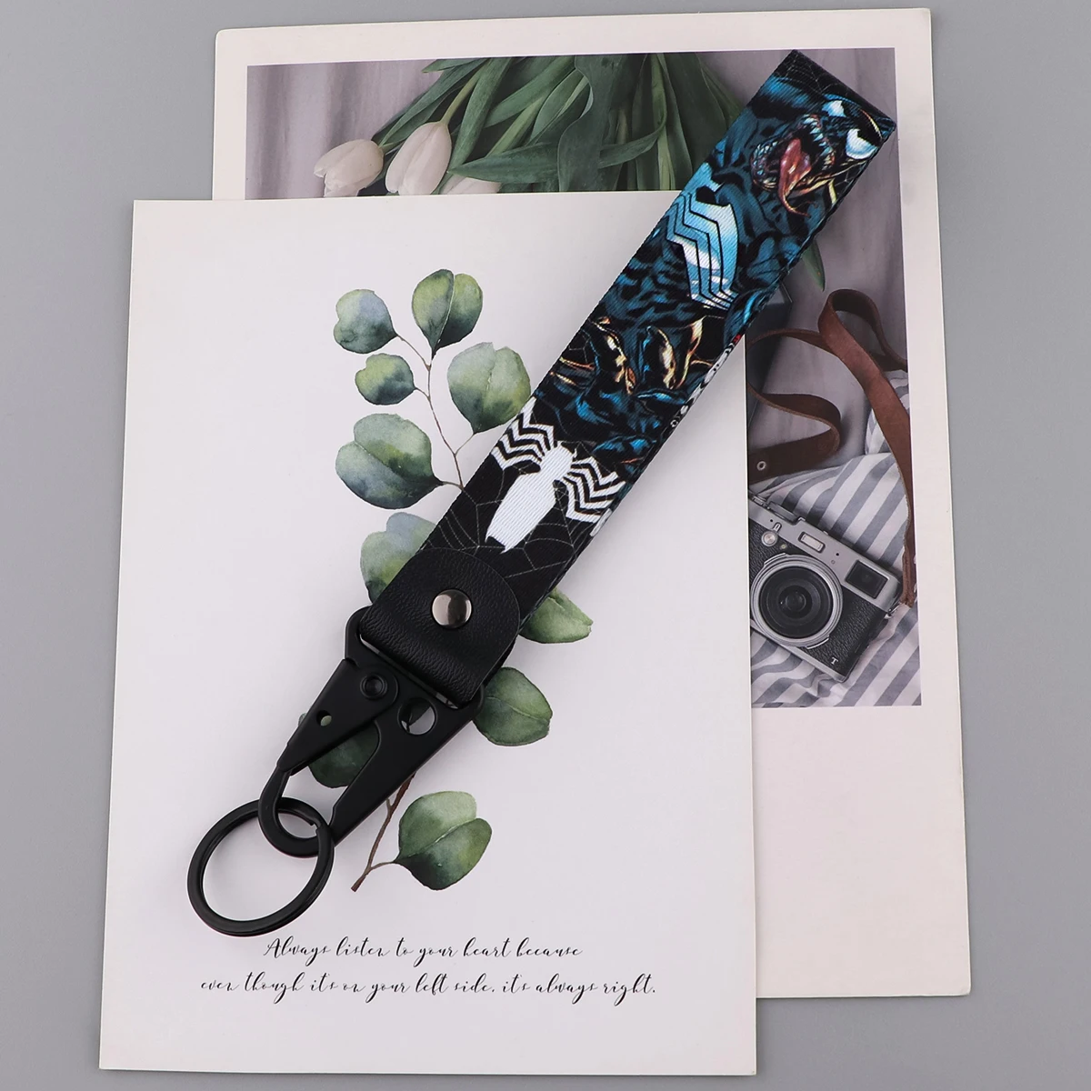 KKZ658 стежок брелок короткий ремешок с орлиным клювом для телефона веревка