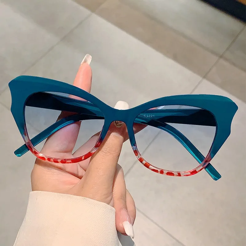 Очки солнцезащитные женские кошачий глаз винтажные брендовые дизайнерские