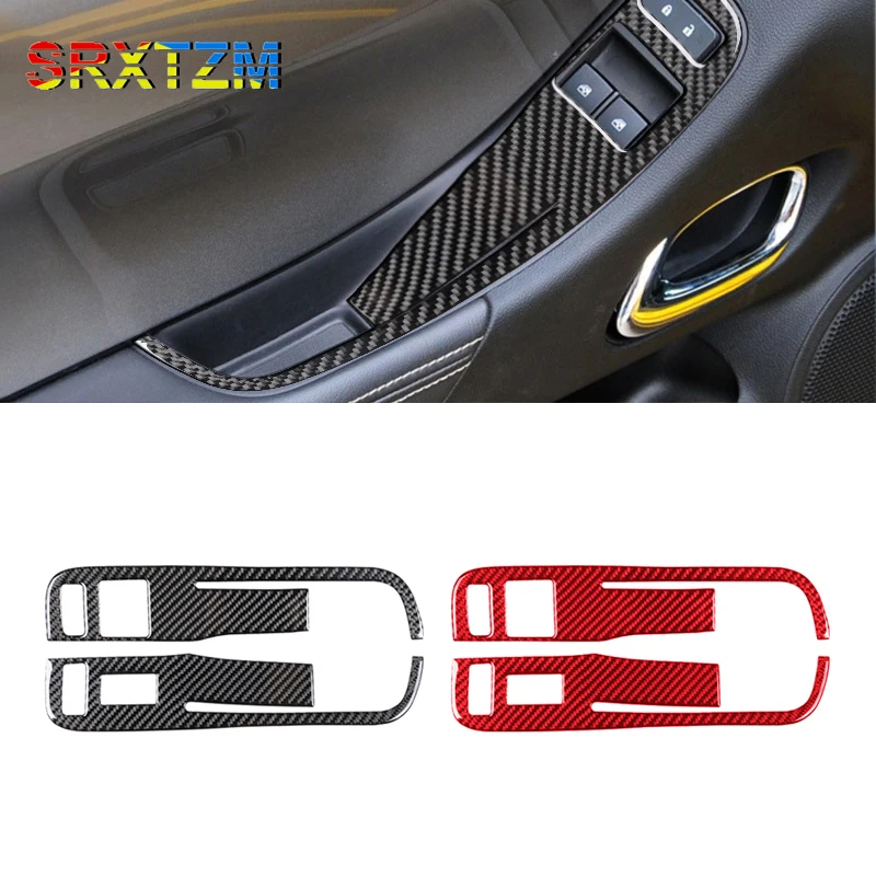 Наклейки из углеродного волокна для автомобильного стеклоподъемника