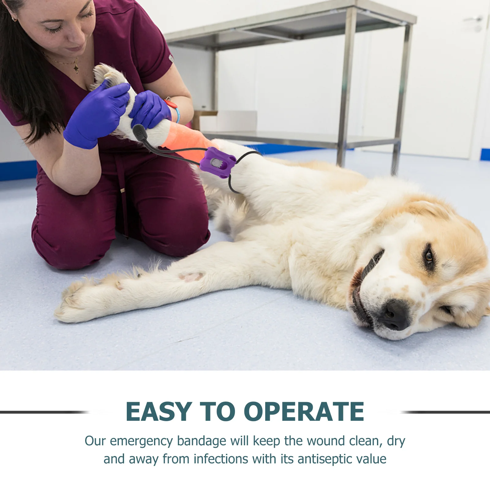 Жгут для собак и домашних животных медицинский комплект экстренного ограничения