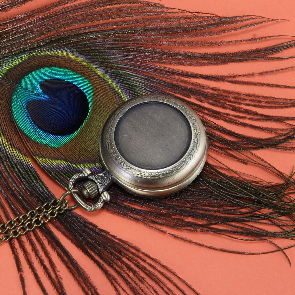 

1 шт., мужские и женские наручные часы с круглым ремешком и цепочкой