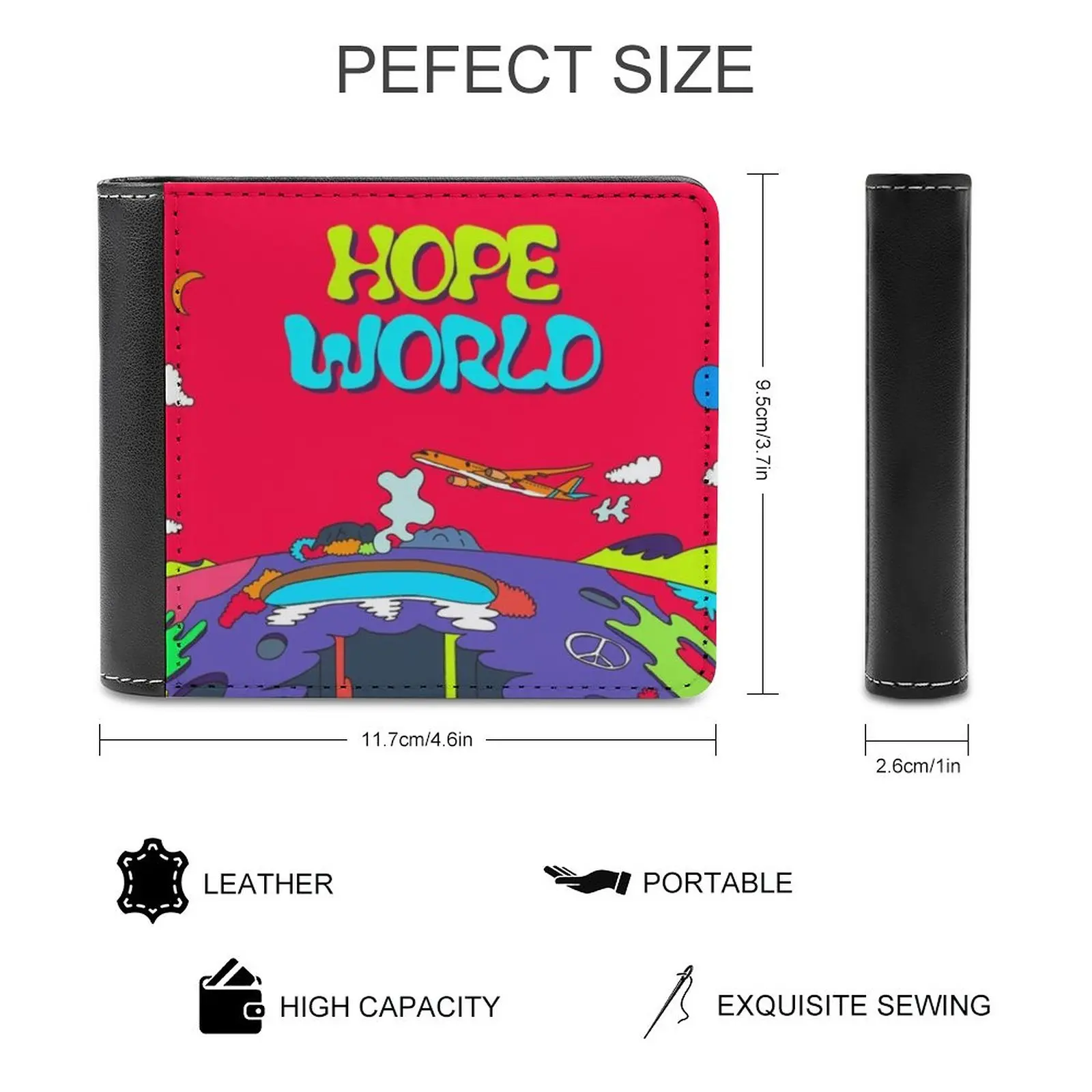 Фото Hope World Iphone Samsung Чехол Мужской Кошелек из искусственной кожи Короткие мужские кошельки Кошелек для кредитных карт для мужчин Сумка для денег Rm Jin Jimin J Hope №2