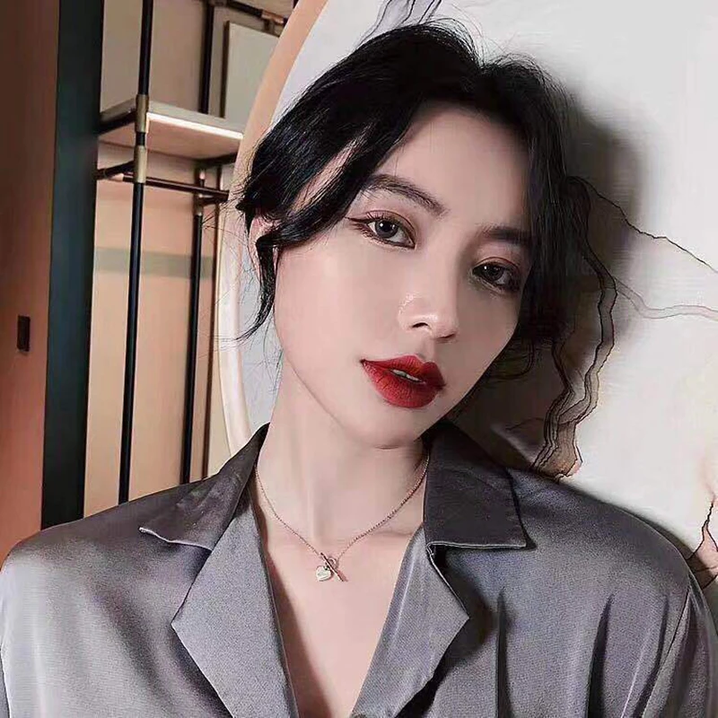 

2021 new Cupid arrow shell Love Pendant Short Necklace For Woman Fashion Korean Jewelry Unusual Girl's Neck Chain