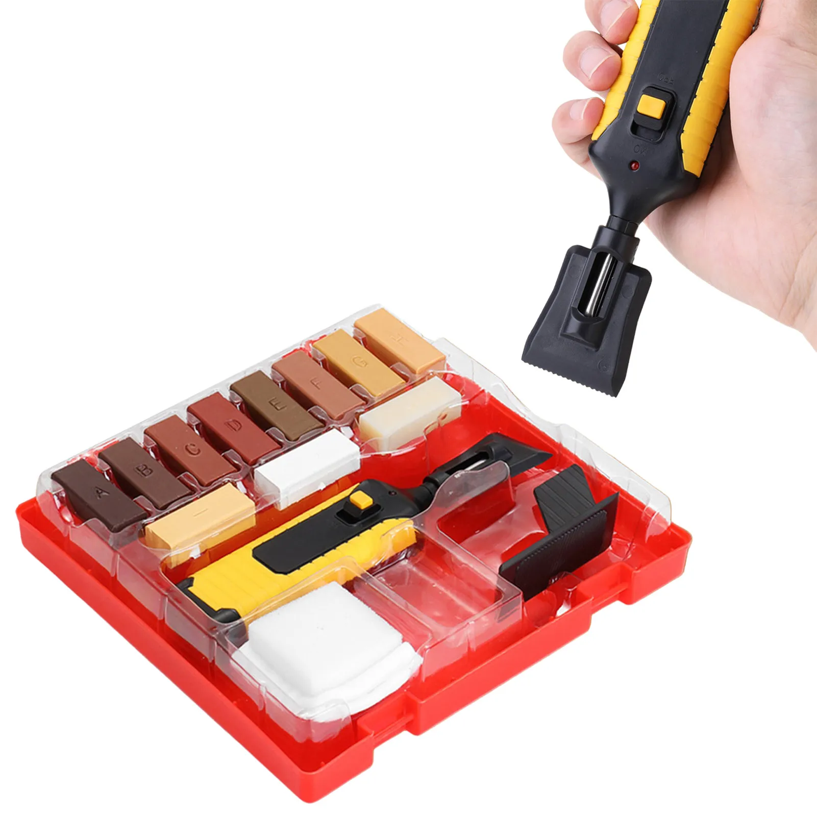 

1 Set DIY Manual Floor Furniture Repair Kit Consumables Scratch Repair Tool Set For Homes Wooden Floors Furniture Scratch