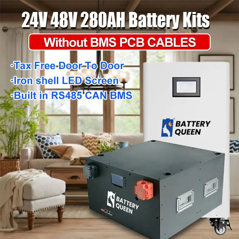 epo4 pojemnik na baterie 24V 48V 280AH 304AH 310AH zestawy akumulatorów DIY Box obsługuje JK BMS bez i EV Solar