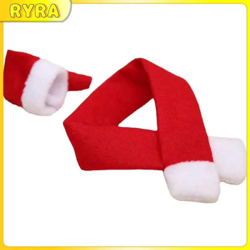 

Домашний Рождественский чехол для бутылки вина Шарф вязаный шерстяной Рождественский Декор для ресторана атмосфера новый год шапки Санта