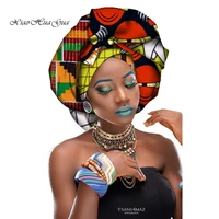 fashion african headtie for women geometric bazin cotton headscarf africa traditional fashion patchwork head scarf af006