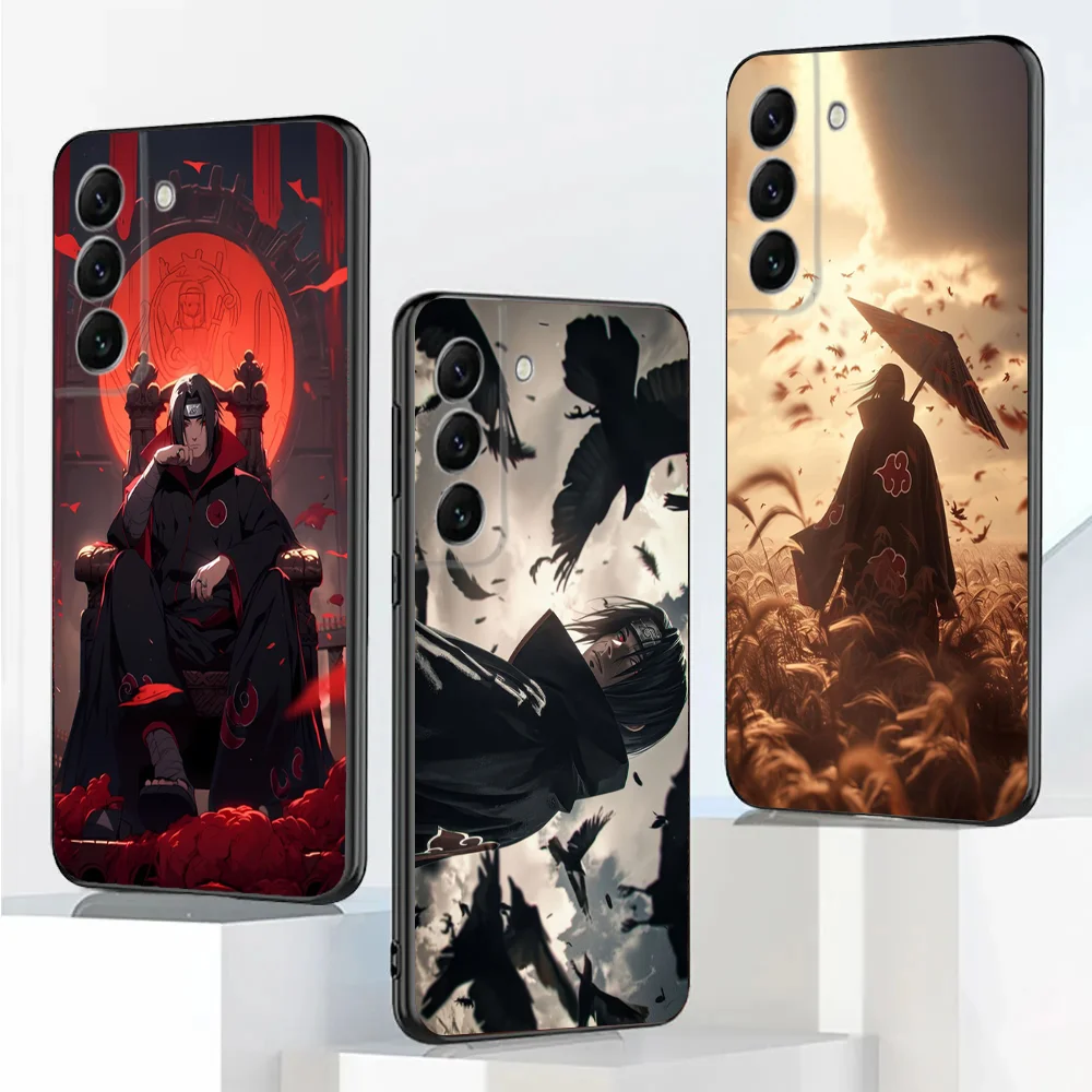 Чехол для телефона Anime I-ItachS-U-Uchihas-S Samsung Galaxy A20 A21s A22 A31 A32 A52 A53 A72 73 A80 A91 Мягкий черный