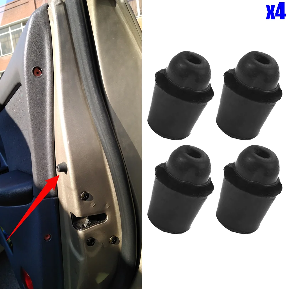 

4x для KIA Ceed ED JD 2006 2007 2008 2009 2010 2011-2018 Ceed SW буферная накладка на дверь автомобиля, резиновая защита, звукоизоляция