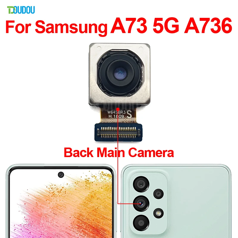 A73 5G Модуль передней и задней камеры для Samsung SM-A736B A736B/DS Замена гибкого кабеля