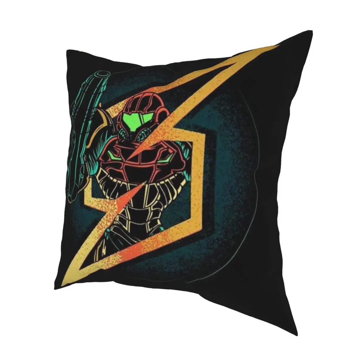 Samus Metroid Da Vinci 16 Подушка Чехол Наволочка розовое золото украшение домашняя подушка