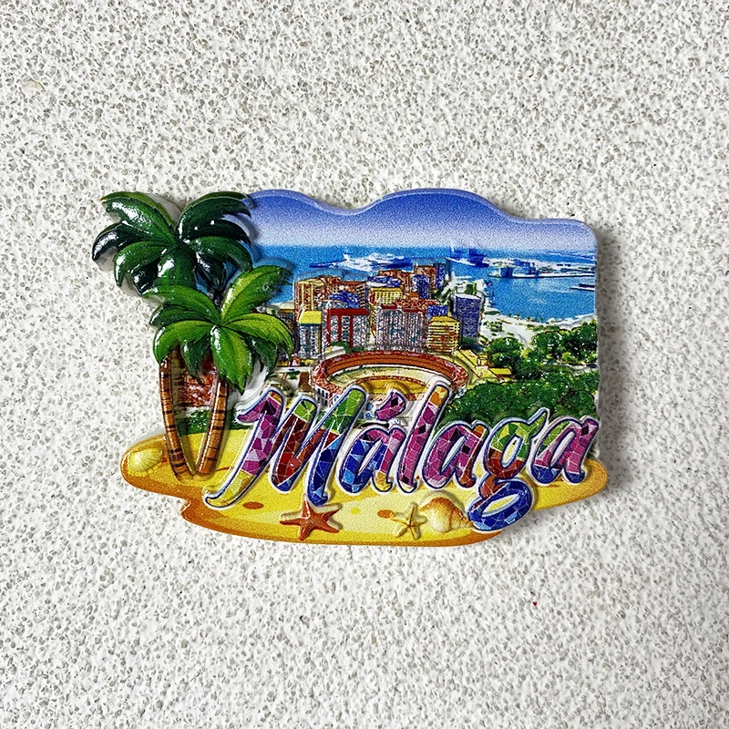Испания Малага туристические сувениры 3d трехмерные креативные украшения дома