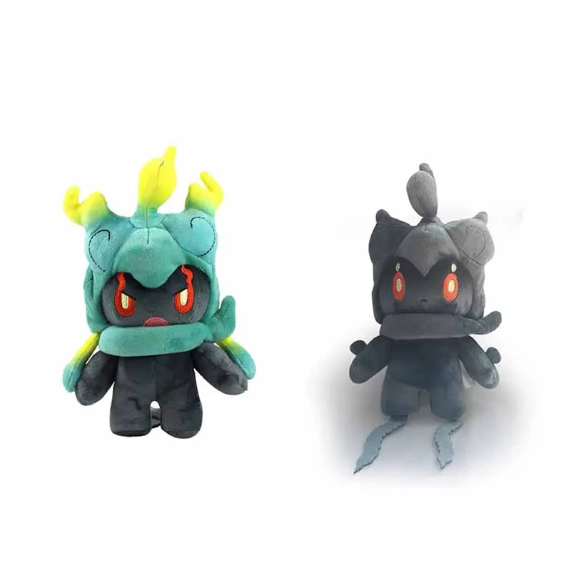 

New 25CM TAKARA TOMY Pokémon Marshadow Plush Toy Green Marshadow Doll For Children Halloween Gift
