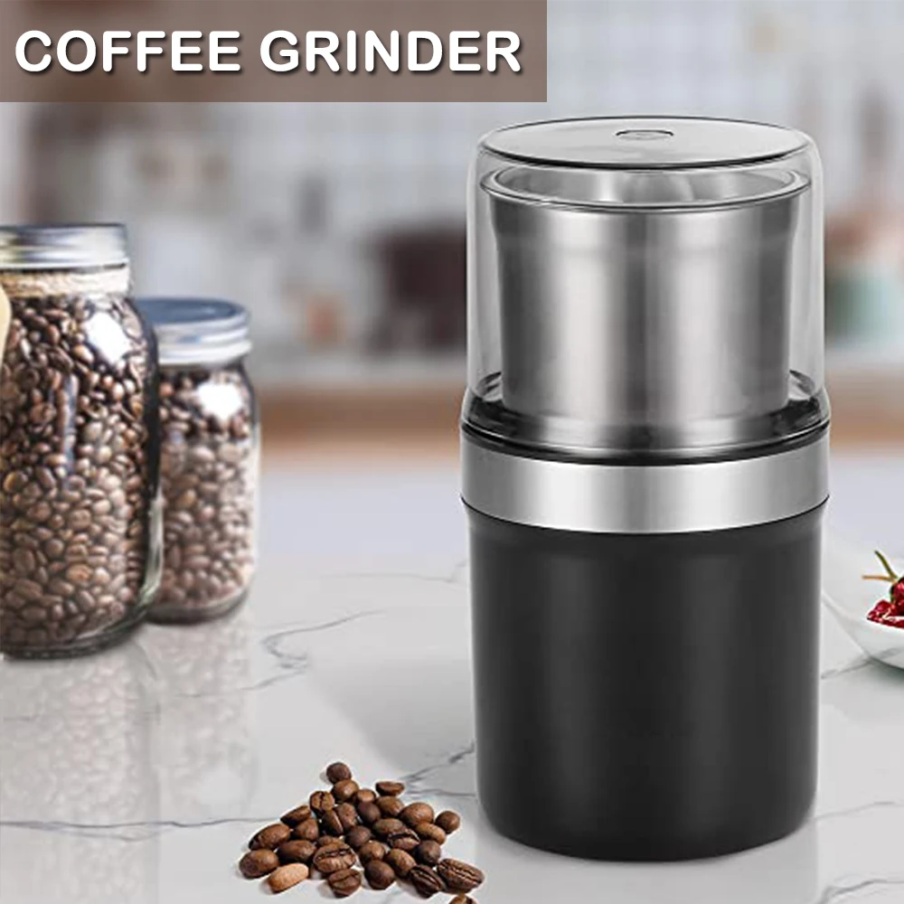 Coffee Grinder Electric Espresso Grinder Machine Coffee Beans Mill Grinder Nuts Spice Herb Grinder Blender For Kitchen Cafe