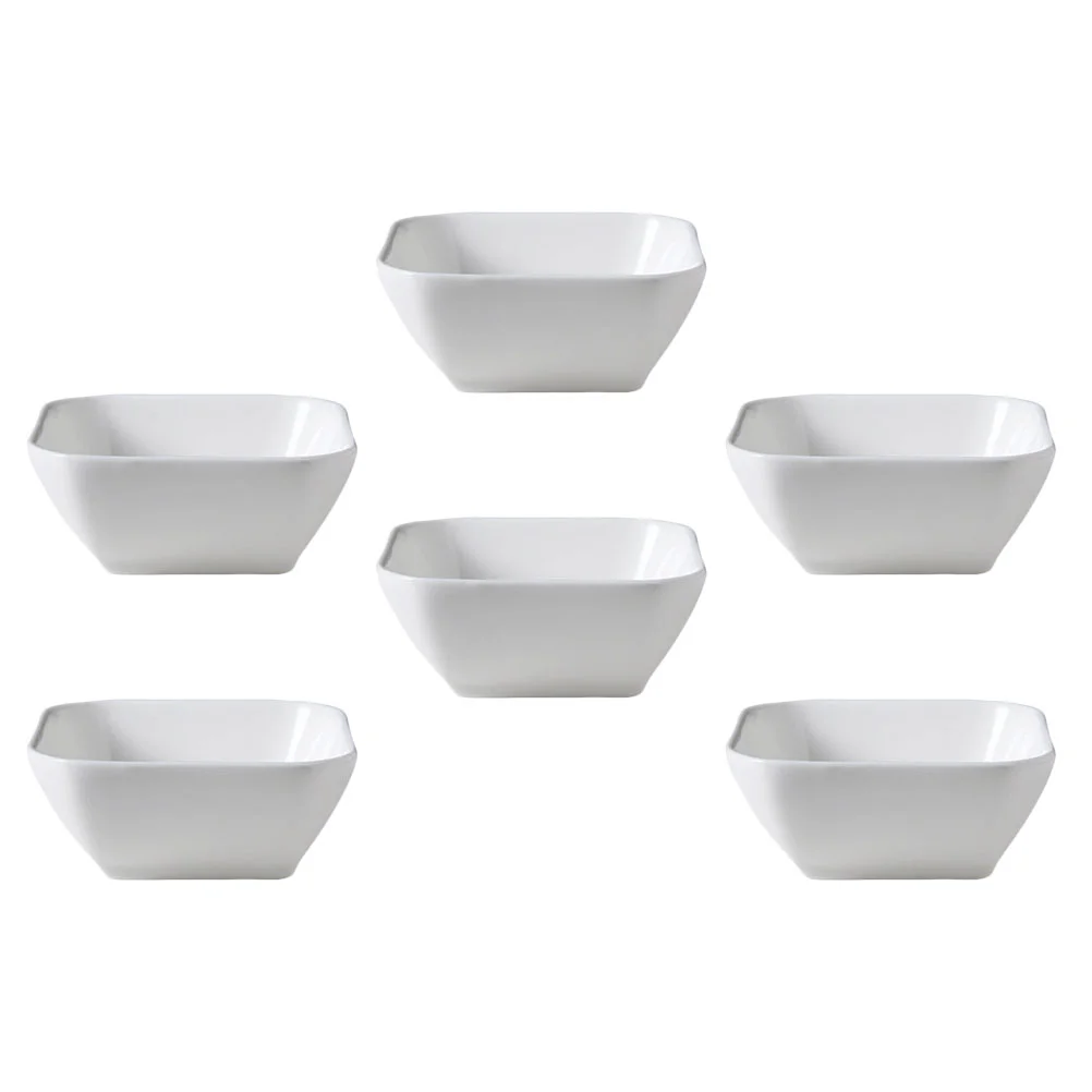 

6pcs Mini Condiment Plates Sauce Storage Plates Vinegar Bowls Kitchen Supply