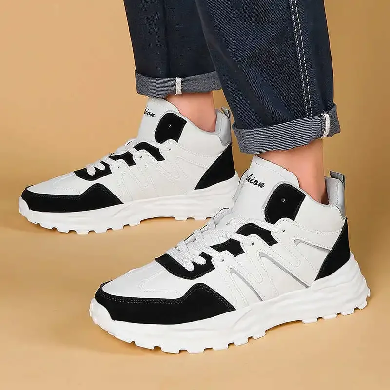 Ete Спортивная обувь на нескользящей подошве Мужская высокая черная Уличные