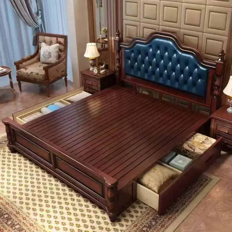 Ящики в европейском стиле для хранения кровати изголовье Роскошная рамка