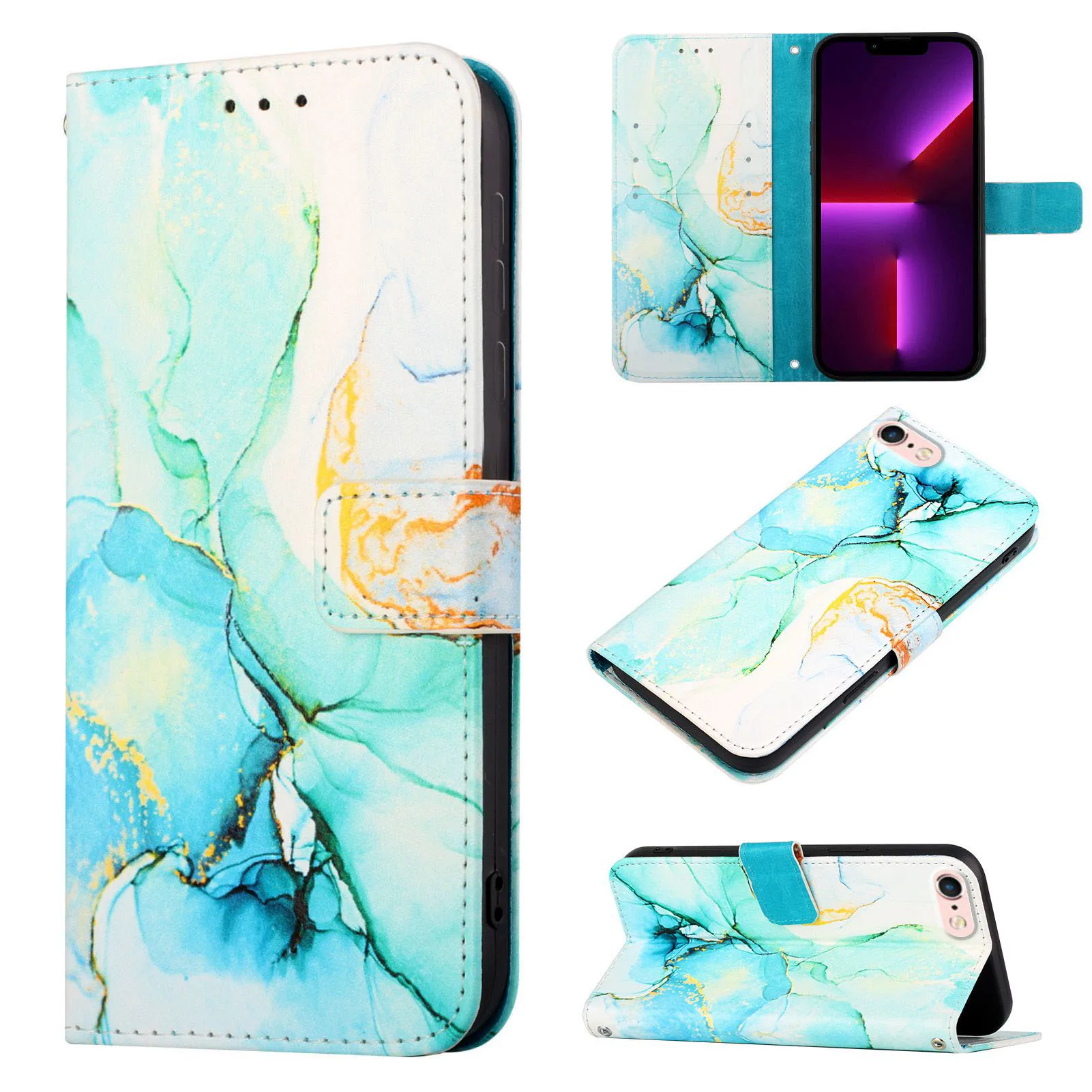 Marble Flip Phone Case For Moto G Stylus 5G 2021 G Power 2022 G10 G30 G50  G60S G22 G31 G41 G51 G71 E20 E30 Leather Wallet Cover - купить по выгодной  цене | AliExpress