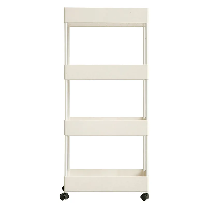 

Floor to floor kitchen removable storage rack bathroom slit storage rack beauty salon trolley