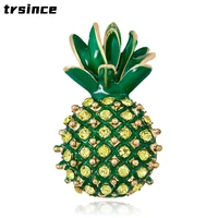 korean popular brooches high end fashion alloy brooches pineapple brooch jewelry brooches fruits party casual brooch