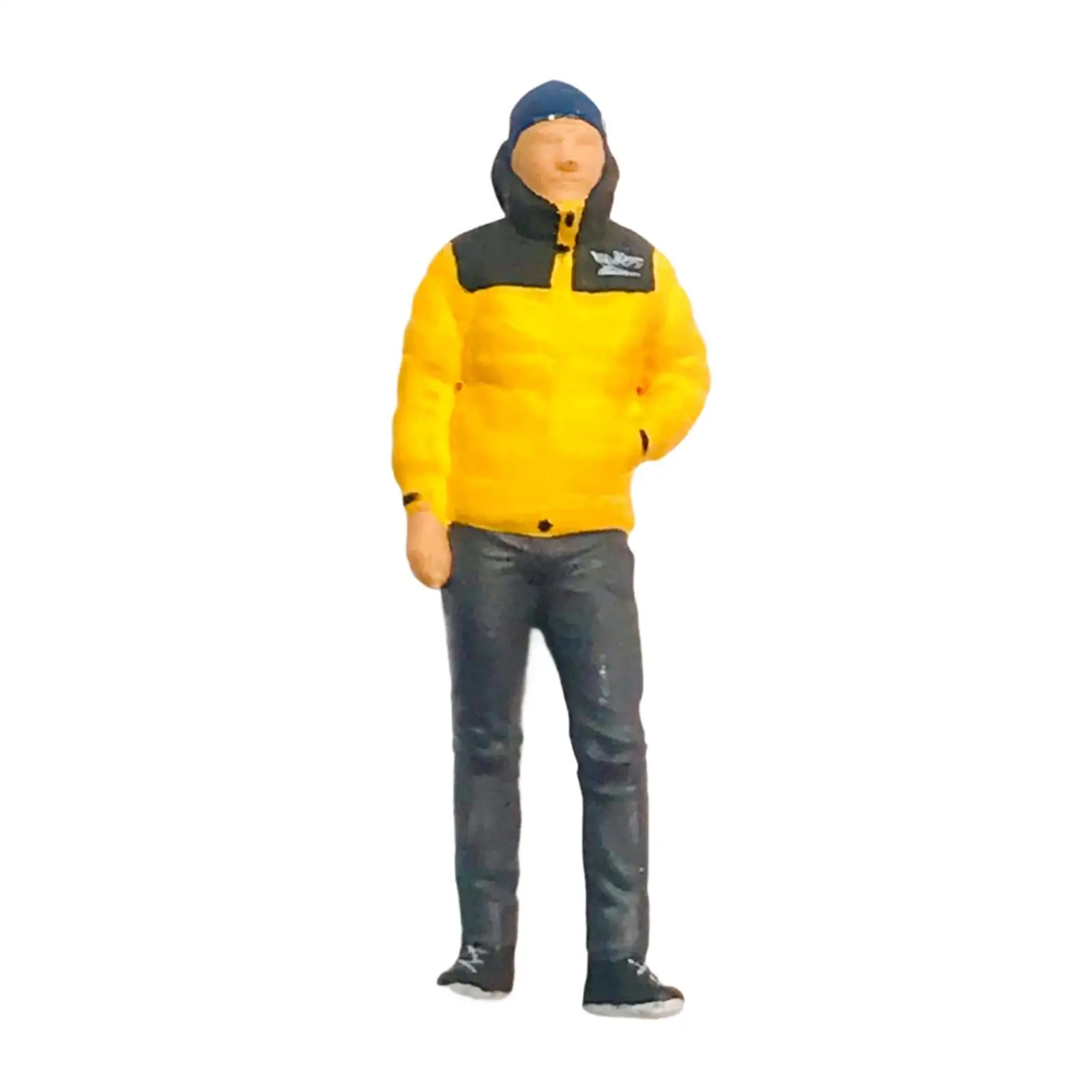 1/64 Масштаб Миниатюрные Диорамы Фигурки Городских Уличных Людей Polymerscena