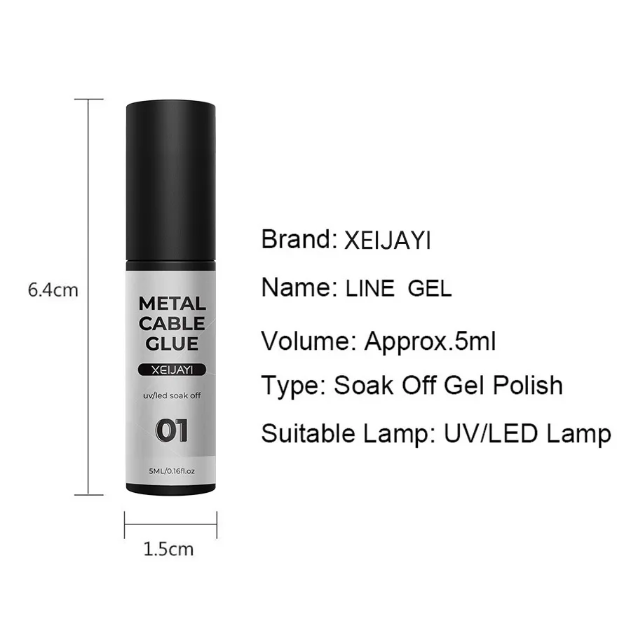 Гель-лак для ногтей золотистый Серебристый с металлическим блеском 5 мл