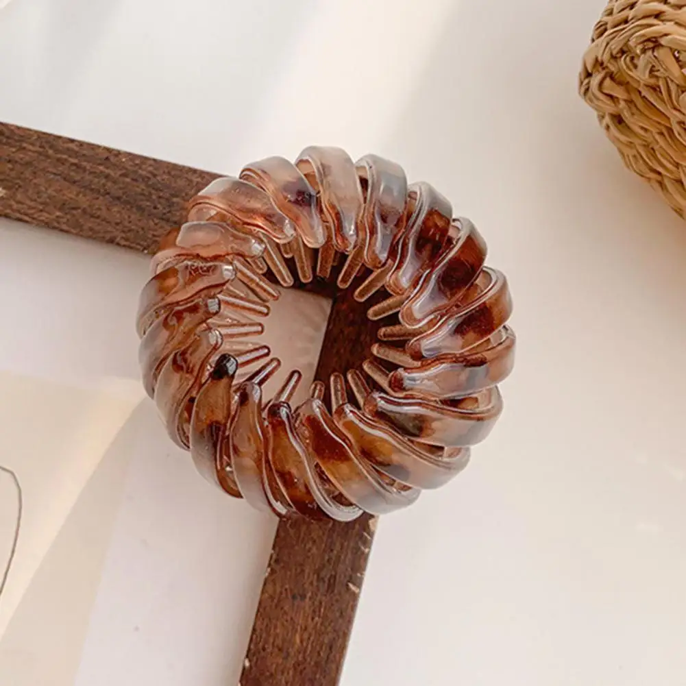 

Fadeless Popular Expanding Buckle Hair Claw Tear Resistant Ponytail Holder Easy to Use for Girls