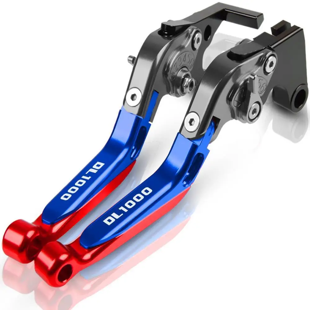 

Motorcycle CNC Brakes Adjustable Folding Extendable Clutch Brake Handle Levers Compatible with VSTROM DL1000 V-STROM 2002-2016