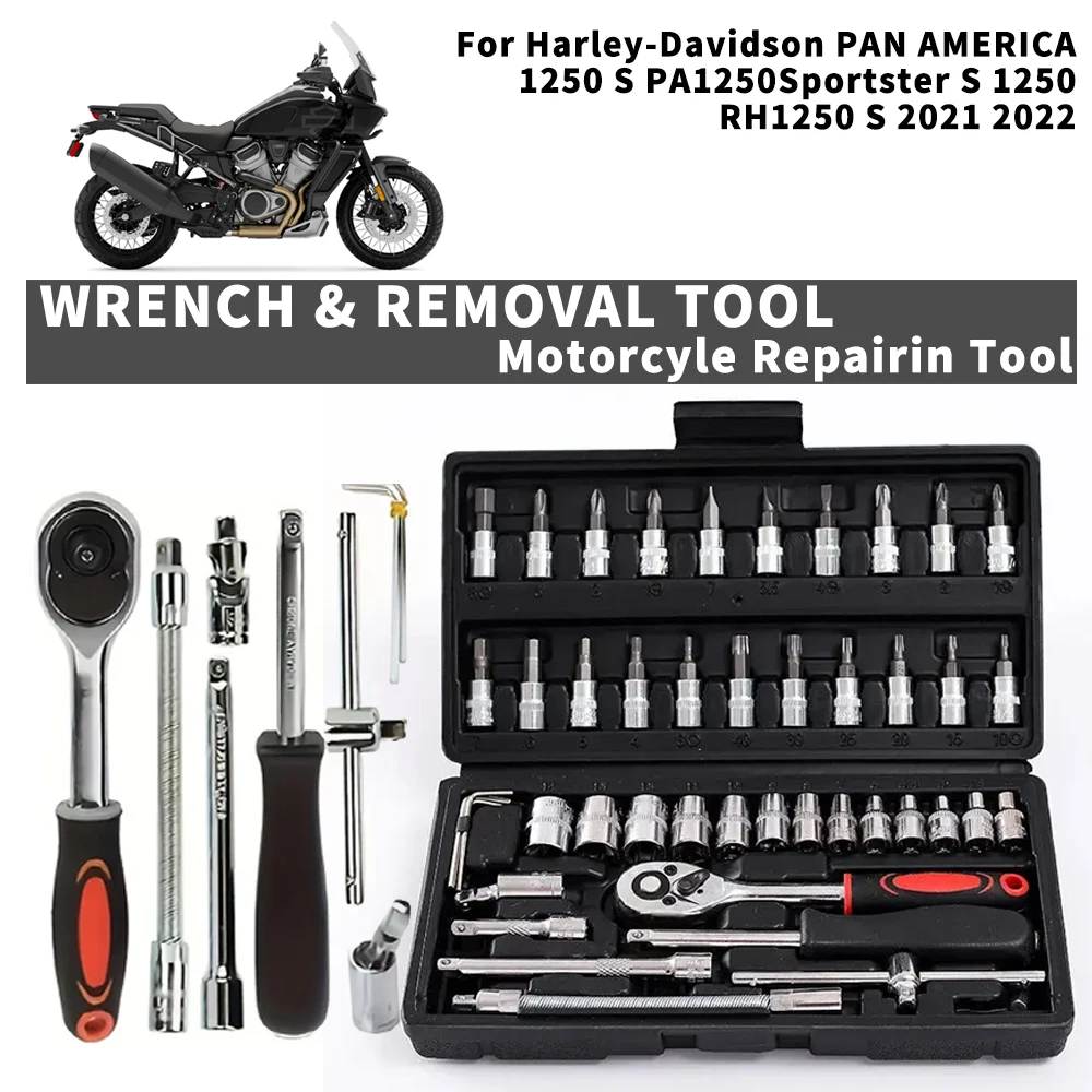 Для Harley-Davidson PAN AMERICA 1250 S PA1250 Sportster RH1250 46 шт. гаечный ключ и инструмент для снятия