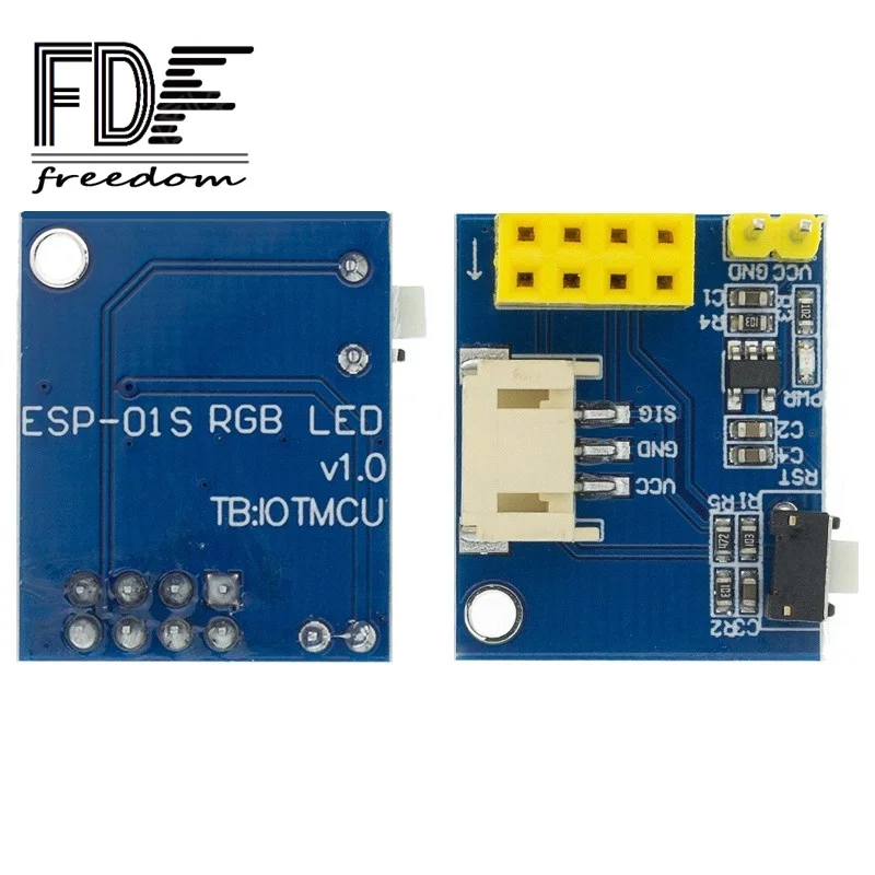 ESP8266 Φ RGB LED новый модуль адаптера контроллера для Arduino WS2812 Light Ring Smart Electronic Christmas DC 5V