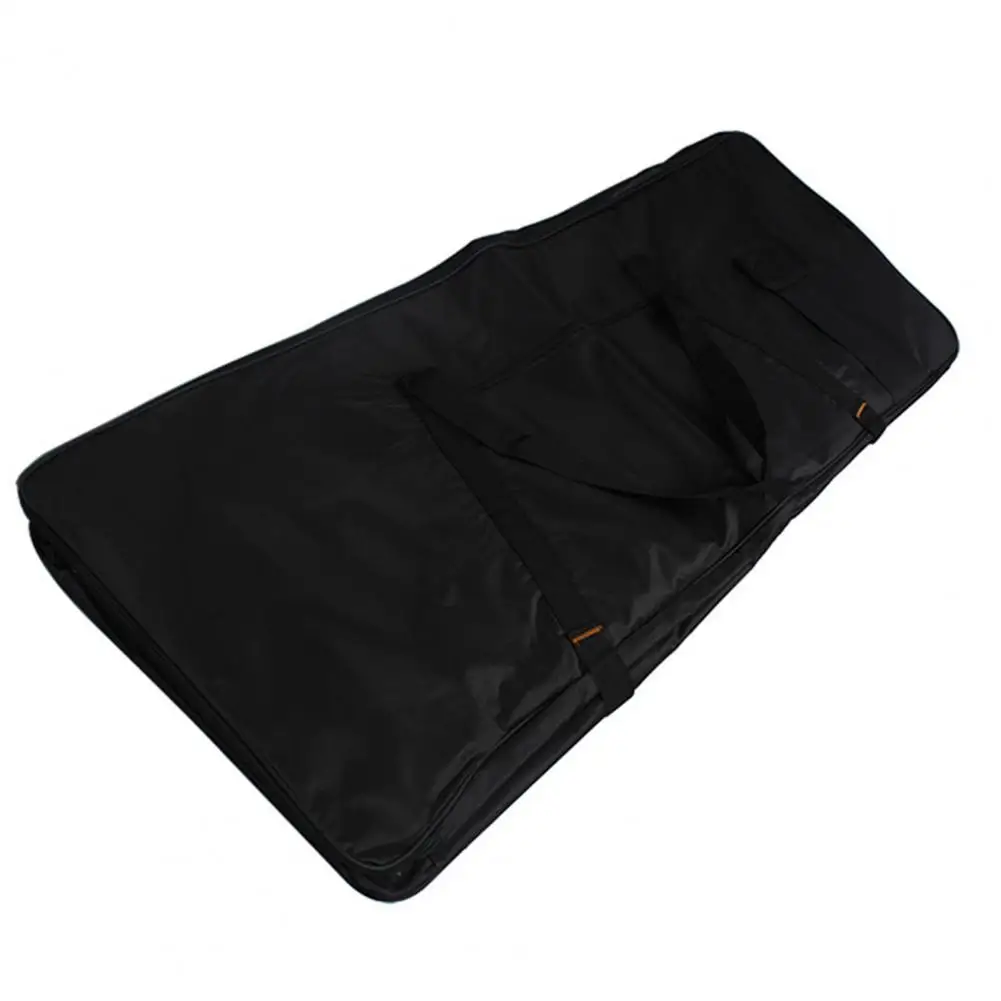 Practical 76 Keys Black Keyboard Piano Case Tear-resistant Electronic Piano Storage Bag Thickened Lining for Travelling
